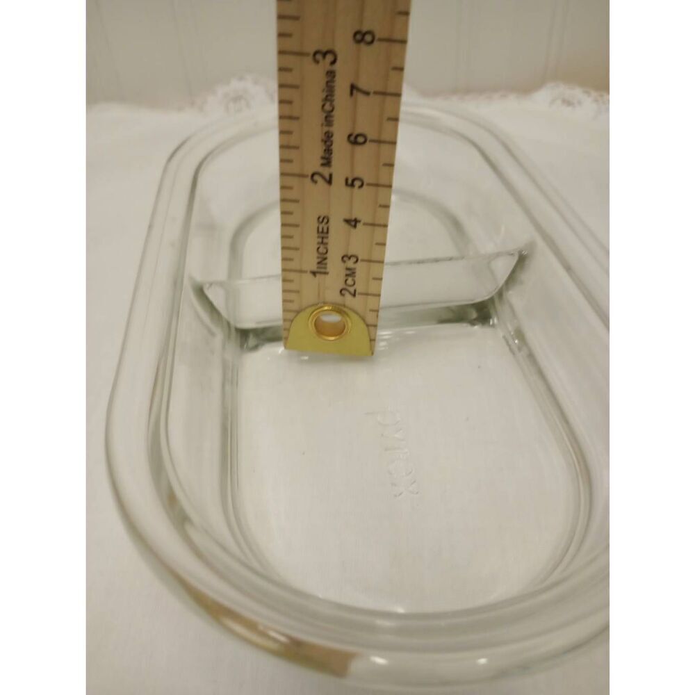 Pyrex, clear divided dish. # 8300- og, 2 cups , 470 ml, heat n serve - Picture 7 of 9